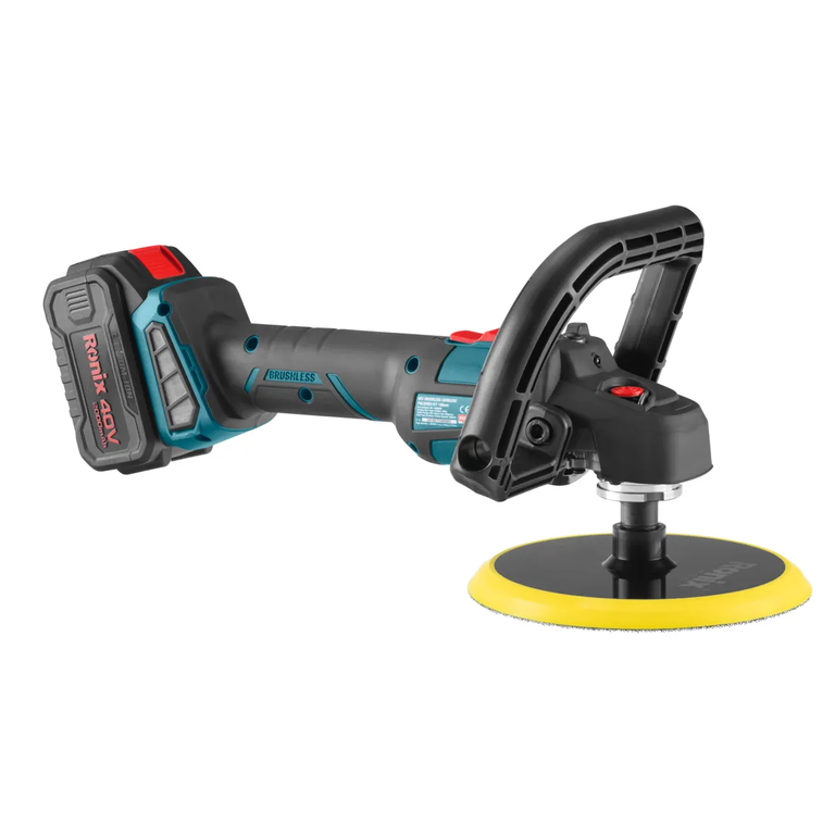 پولیش شارژی براشلس 40 ولت 180 میلی‌متری رونیکس 8926